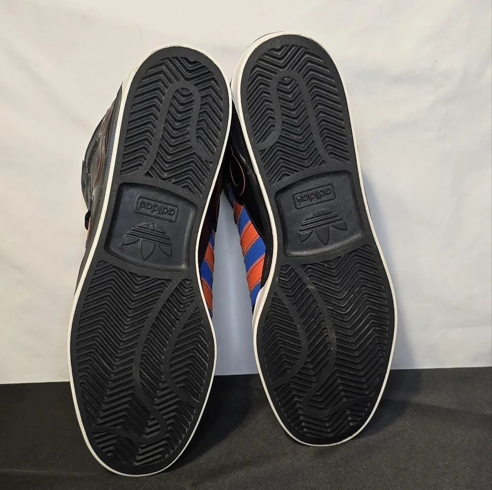 Adidas Black and Blue Sneakers with Padded Collar - Picture 8 of 8
